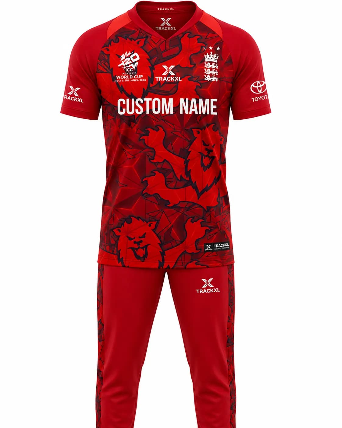 Custom Cricket Jersey Manufacturer | England Cricket Team Uniforms | TrackXL