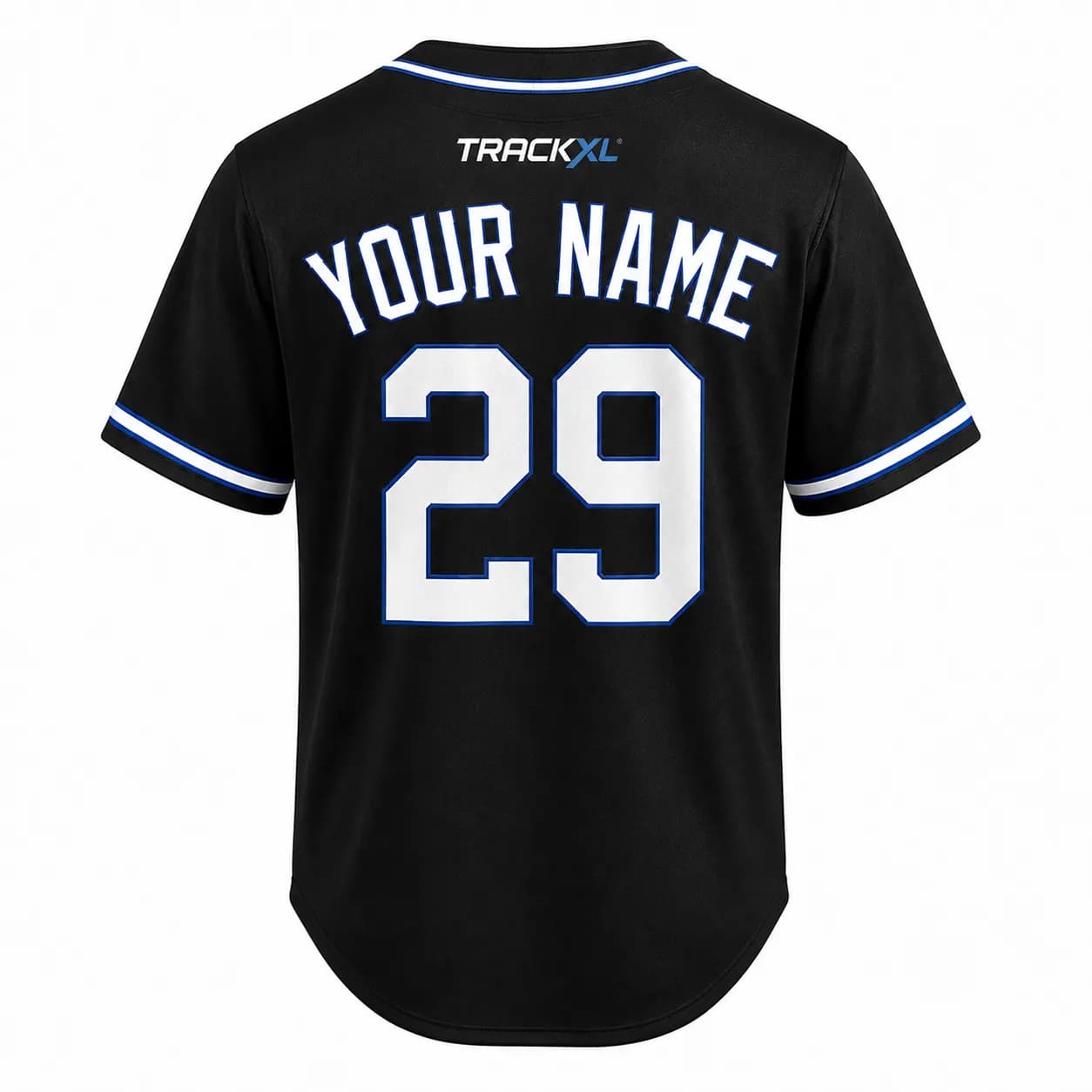 Premium Black Baseball Jerseys | Custom Team Uniform Manufacturer | TrackXL