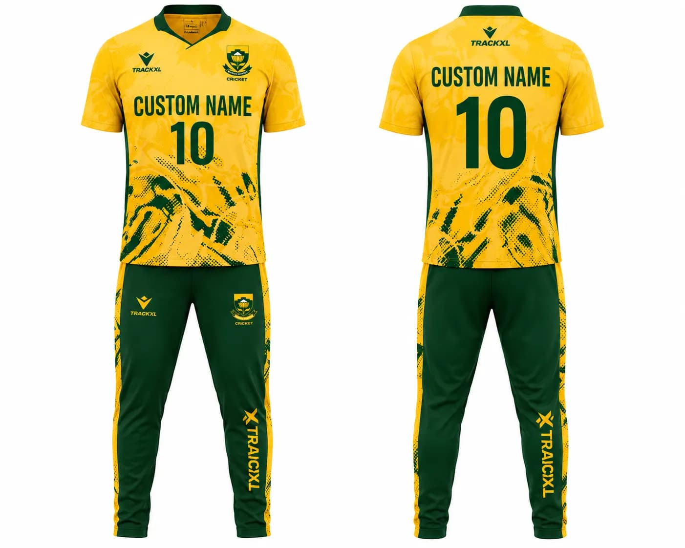 Custom Cricket Jersey Manufacturer | Personalized Cricket Uniforms & Team Kits | TrackXL