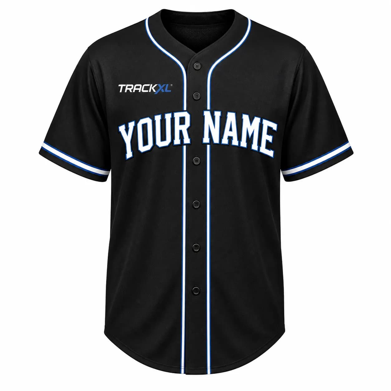Premium Black Baseball Jerseys | Custom Team Uniform Manufacturer | TrackXL