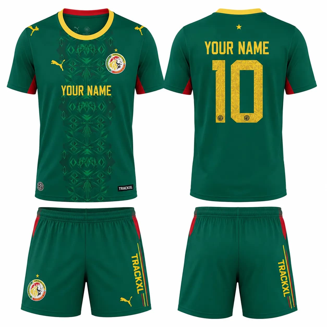 Custom Senegal Football Jersey Manufacturer | Private Label Soccer Kits | TrackXL